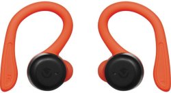 Volkano Momentum Series IPX7 Sports Hook Tws Earphones + Charging Case - Red