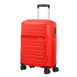 American Tourister Sunside Spinner 55CM Hardside Suitcase - Sunset Red