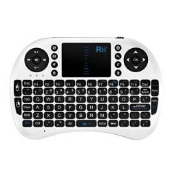Rii MINI Bluetooth Touchpad Keyboard For PC PAD 360XBOX PS3 GOOGLE Android Tv Box htpc iptv White I8 Bt
