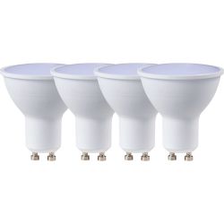 3W GU10 Rechargeable LED Light Bulb - Warm White 4 Pack