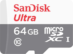 SanDisk Ultra Microsdxc 64GB 100MBS Class 10 Uhs-i