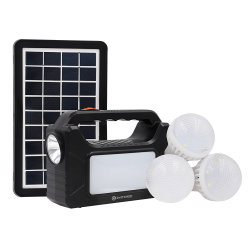 Power Station Rechargeable USB Phone Charging With Solar Panel