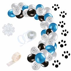 Watinc 103PCS Puppy Balloon Garland Arch Kit Lets Pawty Party Favor With Dog Balloons Party Pack For Pet Adoption Supplies For Kid's Birthday Paw