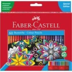 Faber-Castell Castle Colour Pencil Set With Box & Stand 60 Pencils