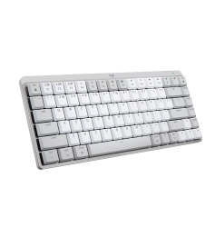 Logitech Mx Mechanical MINI Wireless Keyboard Tactile quiet Mac Edition Pale Gray