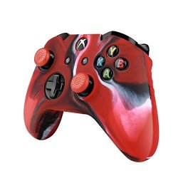 XBOX One Tnp S Xbox Controller Case - Soft Silicone Gel Rubber Grip Case Protective Cover Skin & Grip Stick Caps For Xbox