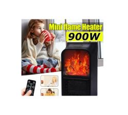 Heater 3D Flame Log Air Warmer Blower