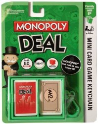 Monopoly Deal MINI Card Game Keychain