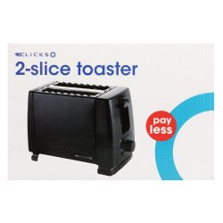 Payless 2-SLICE Toaster Black