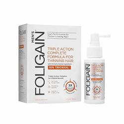 Foligain Triple Action Complete Volumizing Formula For Thinning Hair Hair Care For Men 2 Fl Oz