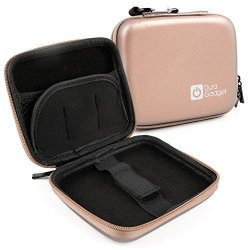 Hardwearing Rose Gold Eva Storage Case With Soft Lining For The Lamax Bfit - By Duragadget