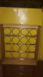Capsule Bamboo Storage display Rack - Fit All Coffee Capsules