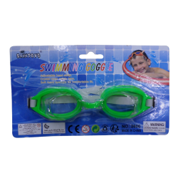 Silicone Swim Goggles - Green