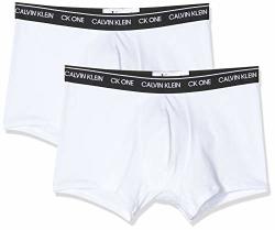 Calvin Klein Boxer Ck One 2 Pack White CKL_000NB2385AWBE - S