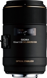 Sigma 105mm F 2.8 Ex DG Os Hsm Macro Lens For Canon