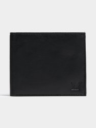 Men&apos S Leather Billfold Black Wallet