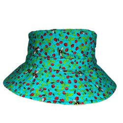 Bees And Strawberries Toddler Bucket Sun Hat UPF50+