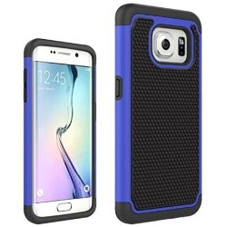Samsung S7 Case Lookatool Rubber Hybrid Hard Silicone Shockproof Case Cover For Samsung S7 Blue