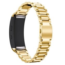 Creazy Stainless Steel Bracelet Smart Watch Band Strap For Samsung Gear Fit 2 R360 Gold