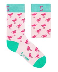 Sexy Socks Flamingos 4-7