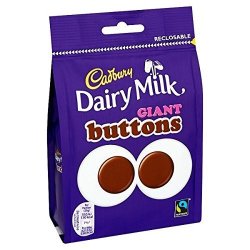 Cadbury Dairy Milk Giant Buttons Chocolate 119G Bag