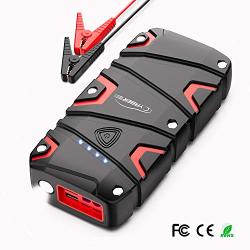 JUMP Starter - Yaber 1200A Peak 15000MAH Car Starter Up To 7.5L GAS 6.0L Diesel 12V Waterproof Portable Start Battery Pack With QC3.0