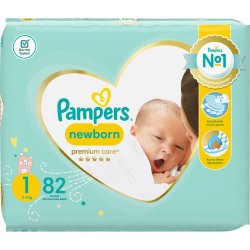 Pampers Premium Care NO.1 2 - 5 Kg Nappies 82 Pk