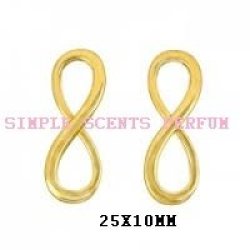 Gold Plated - Infinity CONNECTOR-25X10MM