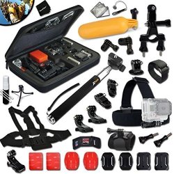 Xtech Accessory Kit For Gopro HERO4 Session Hero 4 HERO4 HERO3 Hero 3 Hero 3+ Hero 2 HERO2 And All Gopro Hero Cameras