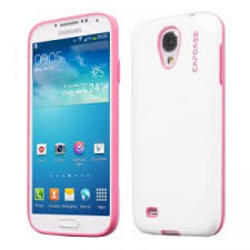 Capdase Soft Jacket Glimma Shell Case for Samsung Galaxy S4 White & Pink
