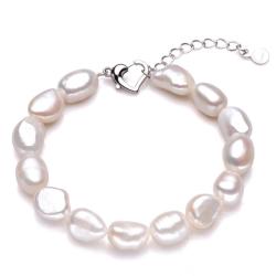 Simple Handmade Irregular Pearl Bracelet Women Jewelry