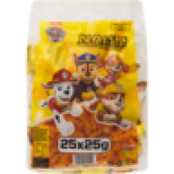 Paw Patrol Naks Cheese Flavoured Maize Snacks 25 X 25G