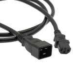 12Ft Power Extension Cord C13 to C14 Black/SJT 14/3-12PK