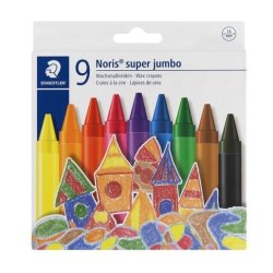 Staedtler Jumbo Wax Crayons 9 Pack