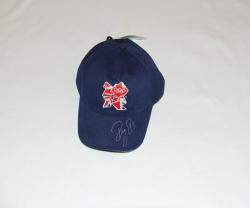Brand New Roger Federer Tagged Autographed Olympic Games Cap From 2012