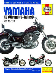 Haynes 0802 Yamaha Xv Virago V-twins 1981 To 2003 Repair Manual