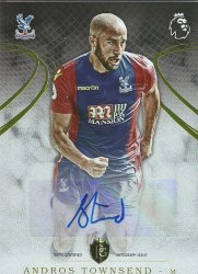 Andros Townsend - Topps "premier Gold" 2016 17 - Authentic "certified Autograph" Card