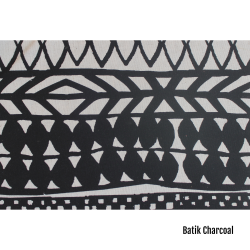 Charcoal Printed Napkin Set - Batik