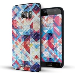 Samsung Galaxy S7 Edge Case Lizimandu Tpu 3D Pattern Case For Samsung Galaxy S7 Edge Colorful Pizzle