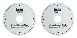 You Get Two 2 64 Slot Kumihimo Disks For Using Up To 40 Strings Extra Thick Foam For Fine Threads Wire & Beaded Kumihimo