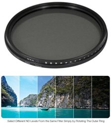49MM Variable Neutral Density Ndx Filter For Sony Alpha A6000