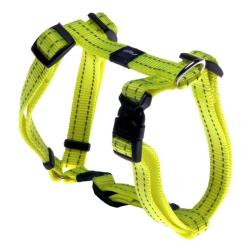 Rogz Utility Reflective H-harness - Snake Medium Yellow