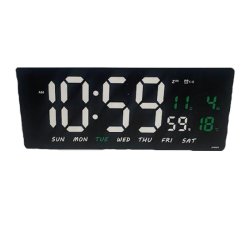 14-INCH LED Digital Wall Clock With Day date temperature SI-86