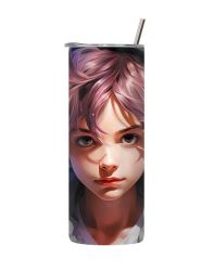 Light Grey 20 Oz Tumbler With Lid Straw Trendy Gaming Graphic Gamer GIFT168