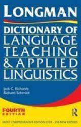 Longman Dictionary Of Language Teaching And Applied Linguistics Hardcover 4TH Edition