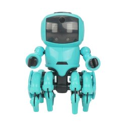 Mofun 962 Diy Steam 8-LEGGED Smart Rc Robot Gesture Sensing Infrared Following Obstacle Avoidance Assembled Robot Toy