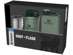 Stanley Adventure Shot & Flask Gift Set Hammertone Green