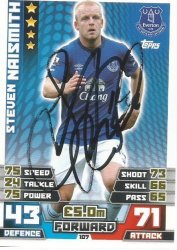 Steven Naismith - "match Attax 2015" - "signed" Card