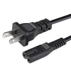 Omnihil Replacement 10FT Ac Power Cord For Blackmore BLS-5211BT Dj Speaker System