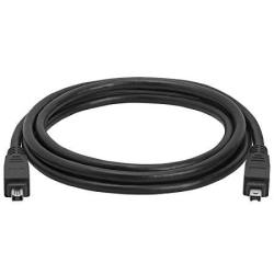 Cmple - IEEE-1394 Firewire Ilink Dv Cable 4P-4P M m - 6FT Black